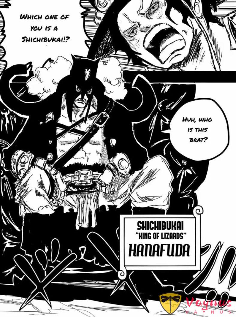海賊王1182話：洛基王子變成人獸形態，艾斯擊敗蜥蜴之王