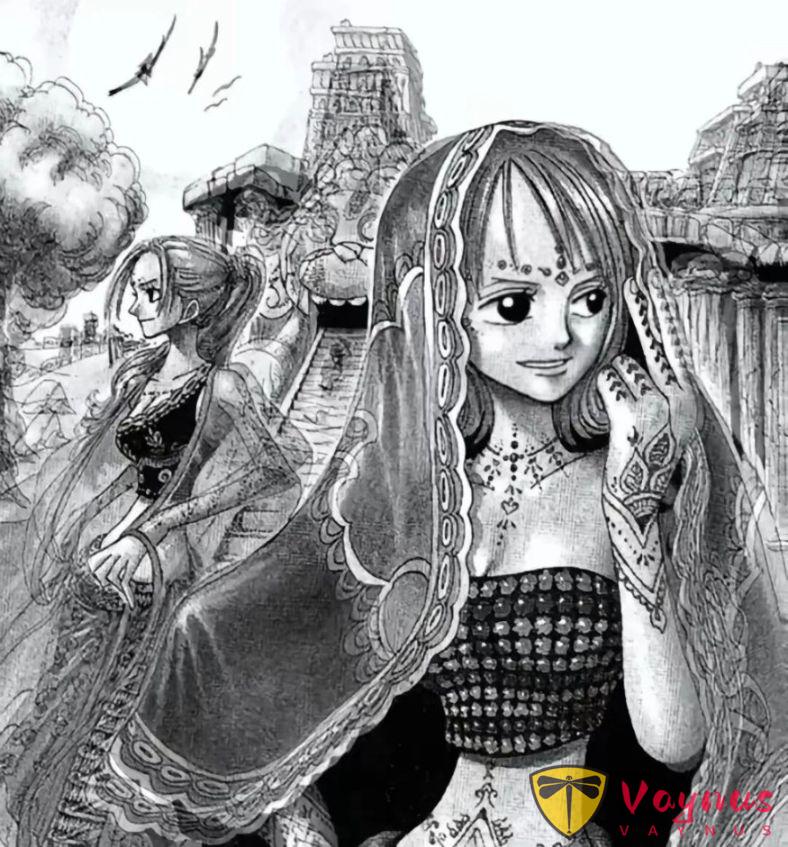 海贼王1183话：雨之神是娜美，路飞开启五档模式对付伊姆大人