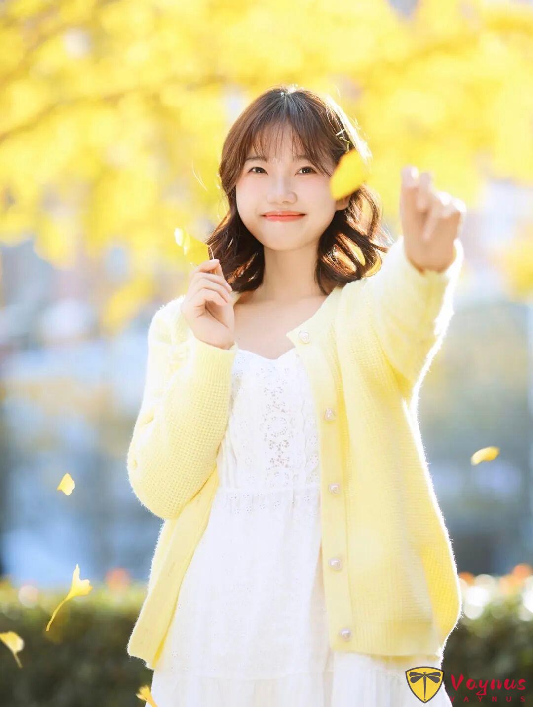 银杏林下这么拍，真的很美！