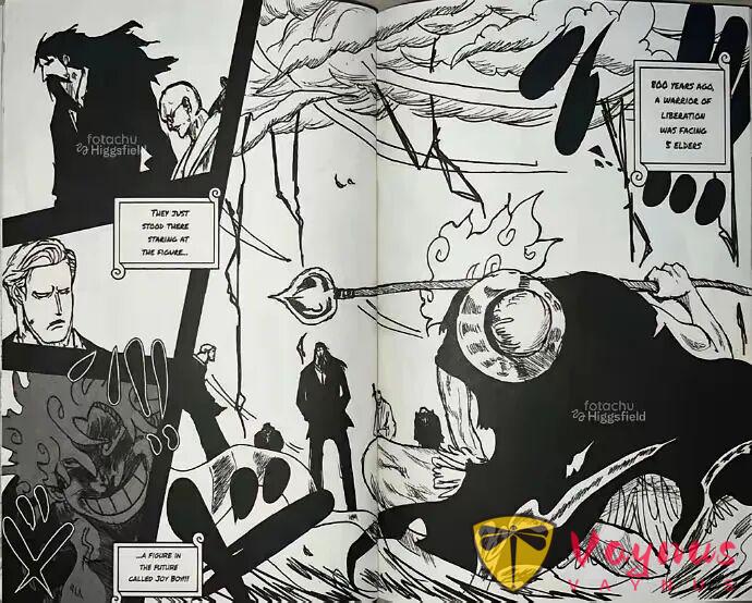 海贼王1180话:乔伊波伊激战五老星,加林圣获得牛鬼形态