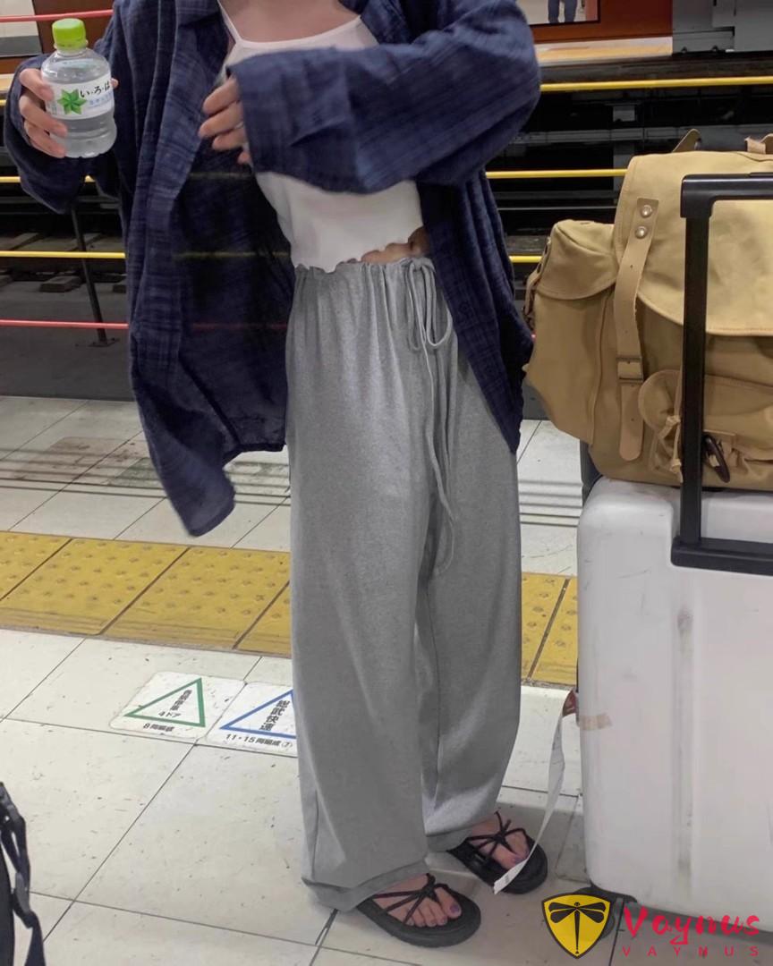 超火的蓝色格子衬衫穿搭