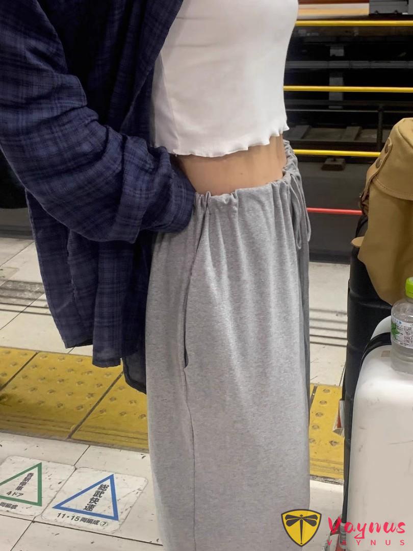 超火的蓝色格子衬衫穿搭