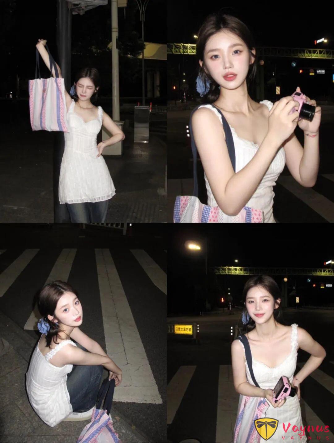 夜晚街拍9個蹲姿萬能動作，拍出氛圍感純欲感，誰拍誰出片，