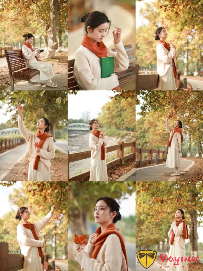 秋天限定!9个梧桐拍照姿势,浪漫唯美,独属于秋日的文艺氛围大片