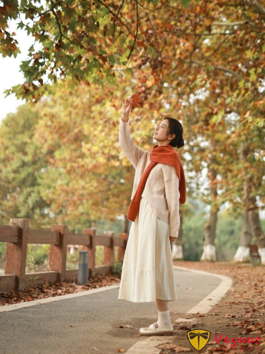 秋天限定!9个梧桐拍照姿势,浪漫唯美,独属于秋日的文艺氛围大片