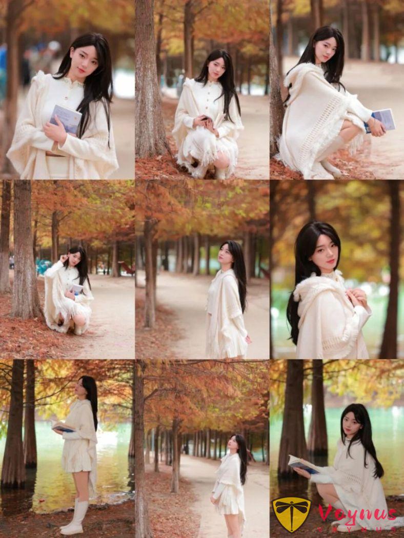 错过等一年，最美水杉红了！9个拍照姿势，原图直出美哭了