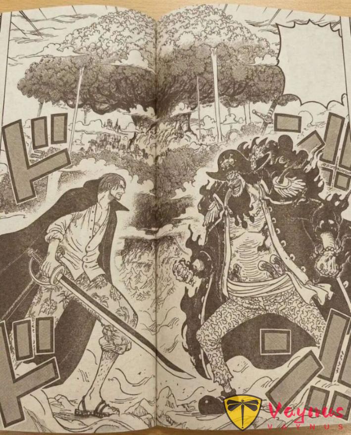 海贼王1186话:黑胡子激战红发香克斯,雨之神是薇薇公主?