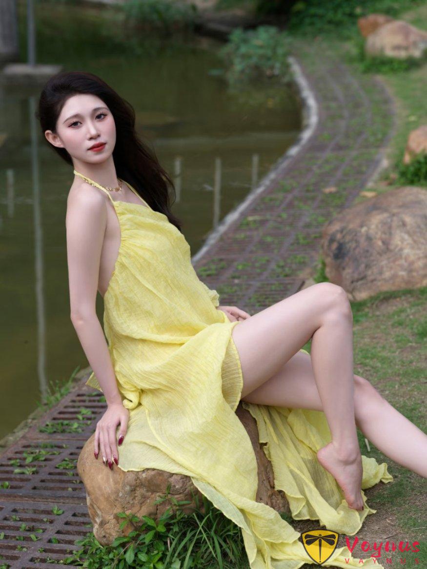 露背裙怎么拍才不俗?学会这9个姿势,仙气飘飘,漂亮又高级