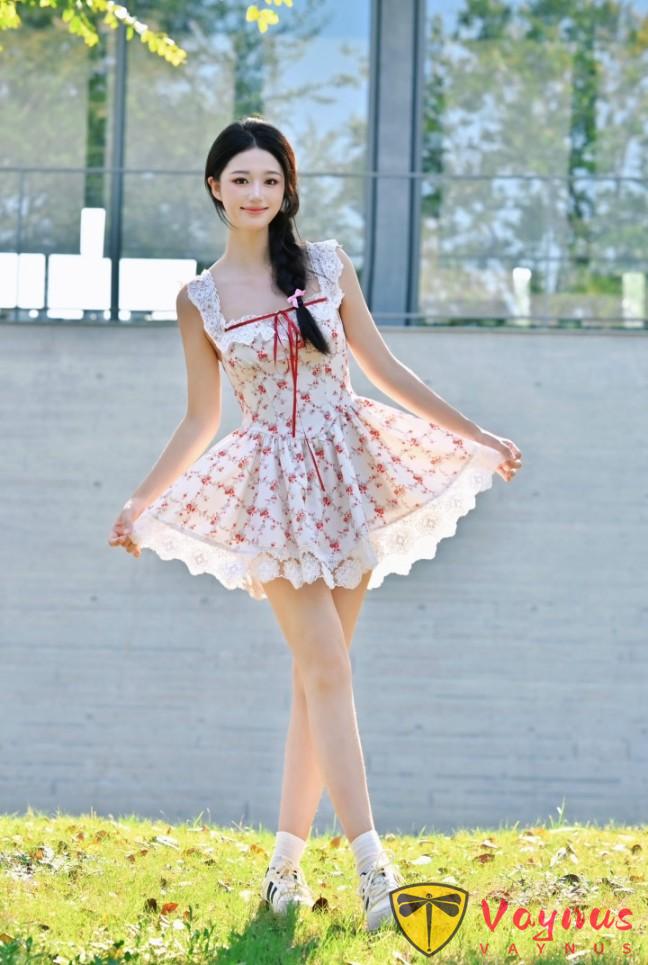 穿小裙子就这么拍！9个万能姿势，拍出绝美身材与清透感，太甜了