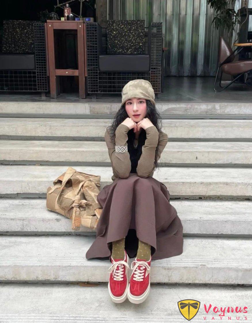 早秋的美拉德色系穿搭