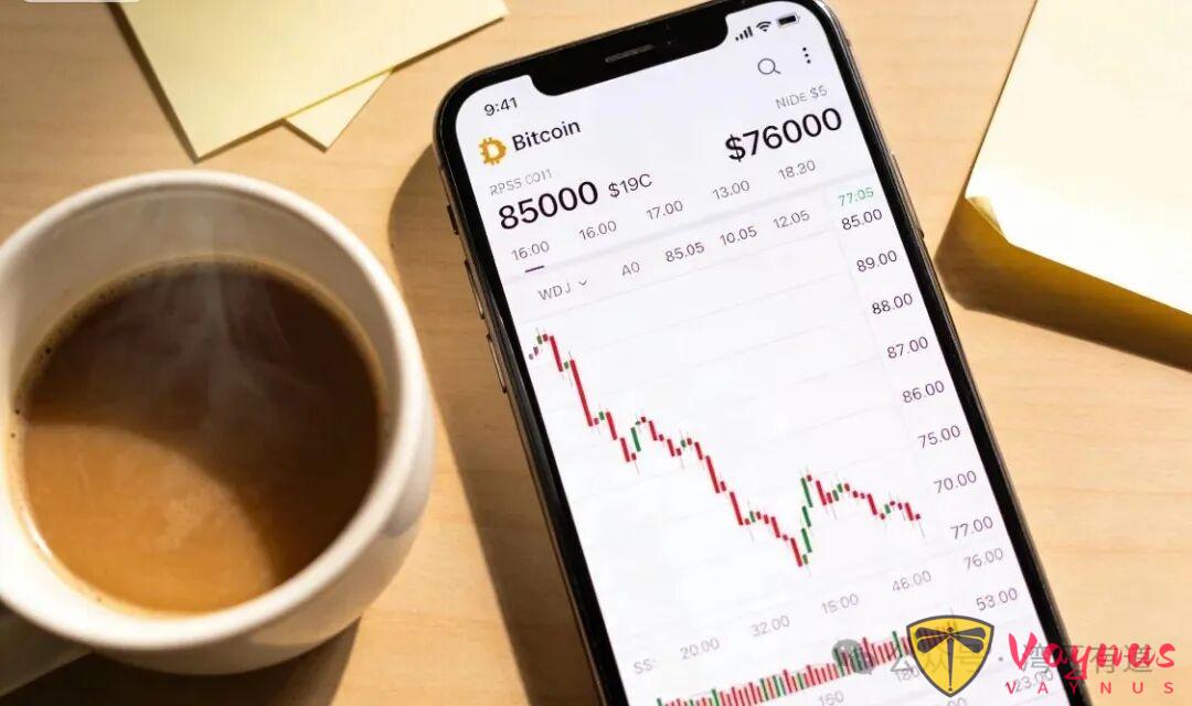 比特幣跌破76000,42萬人爆倉!揭露3個藏不住的風險訊號