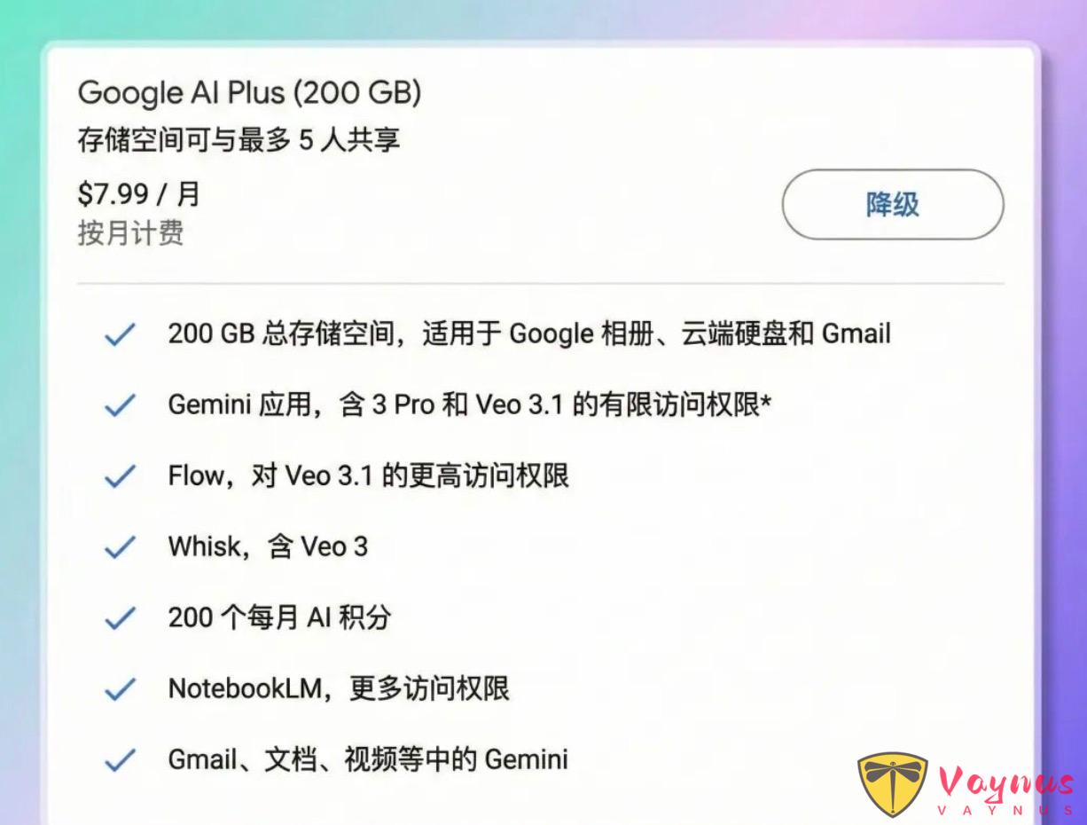 1769596929916049083.jpg 人均 $1.33/月美元?Google AI Plus 上線,支援 6 人家庭共享