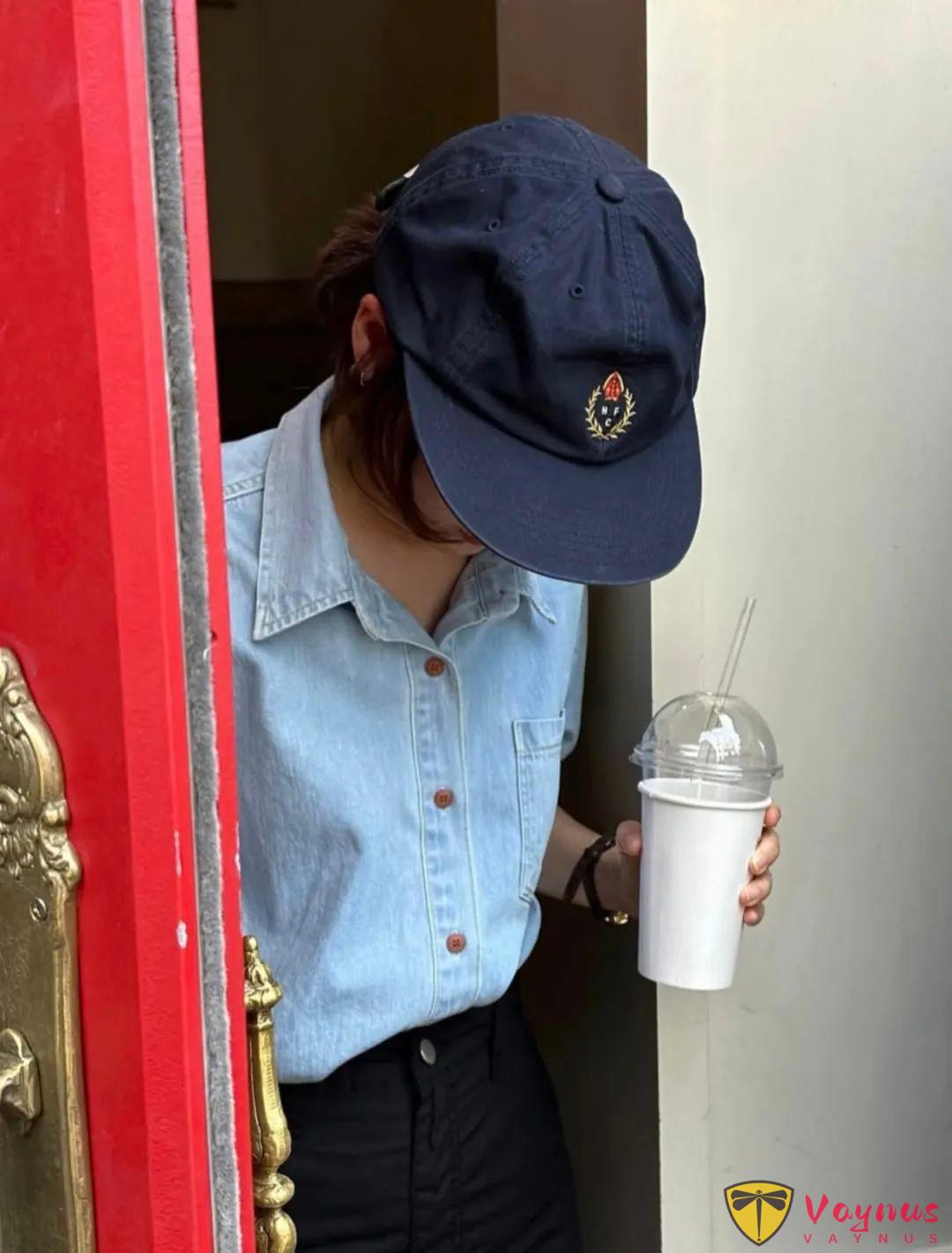 短袖牛仔衬衫的好看穿搭