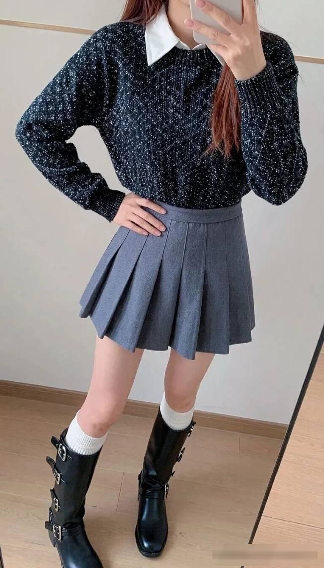 初秋短下裝很實用的過渡穿法,穿出最舒服的狀態
