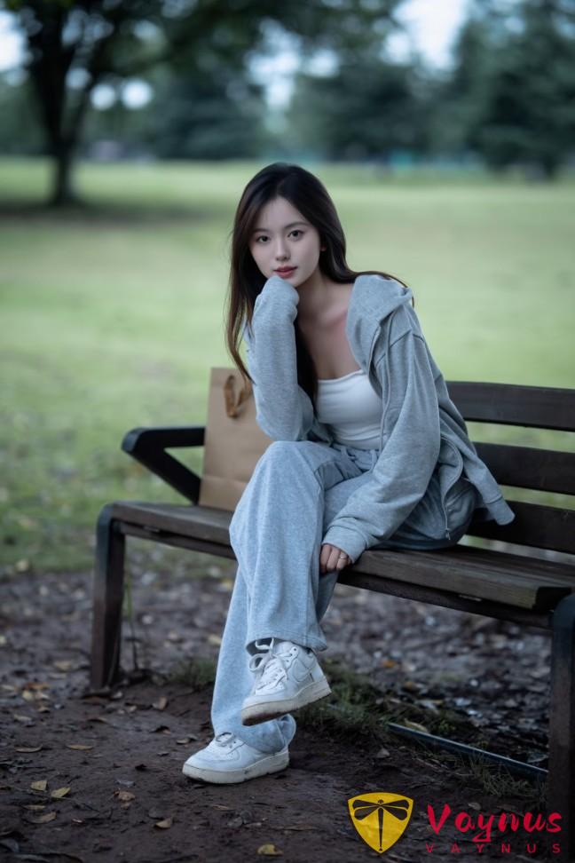 9个公园长椅拍照姿势,慵懒又舒服,轻松拍出秋冬清冷氛围感!