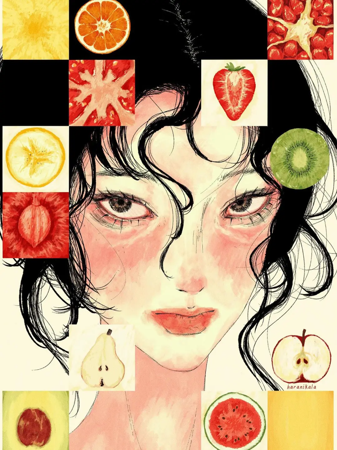 又纯又野!她画笔下的少女太具侵略性......