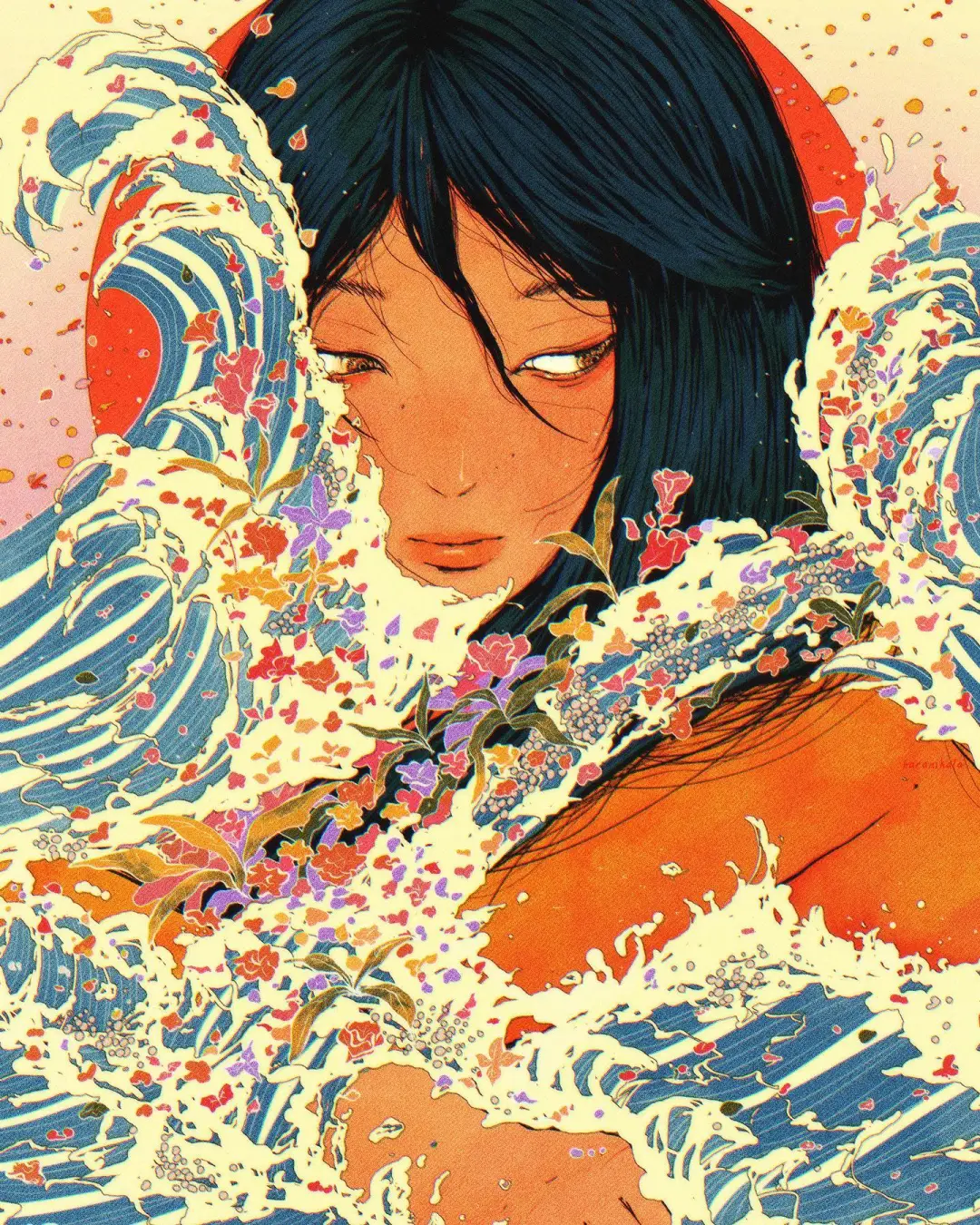 又纯又野!她画笔下的少女太具侵略性......