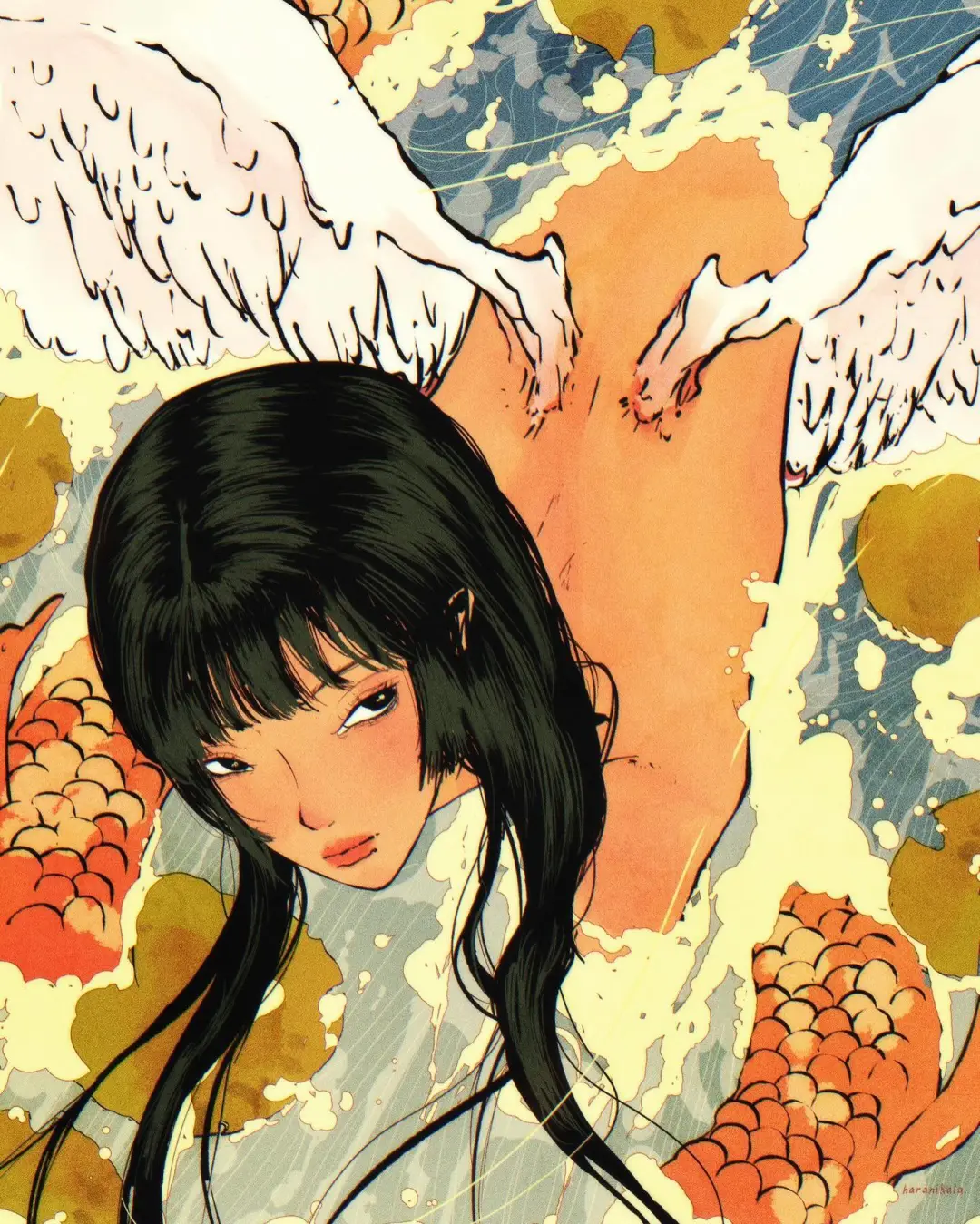 又纯又野!她画笔下的少女太具侵略性......