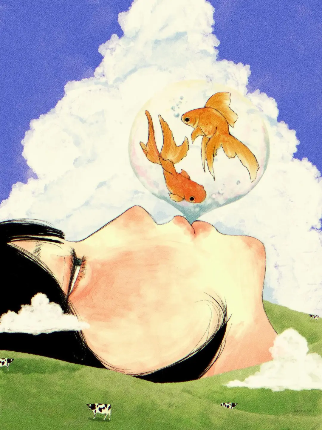 又纯又野!她画笔下的少女太具侵略性......