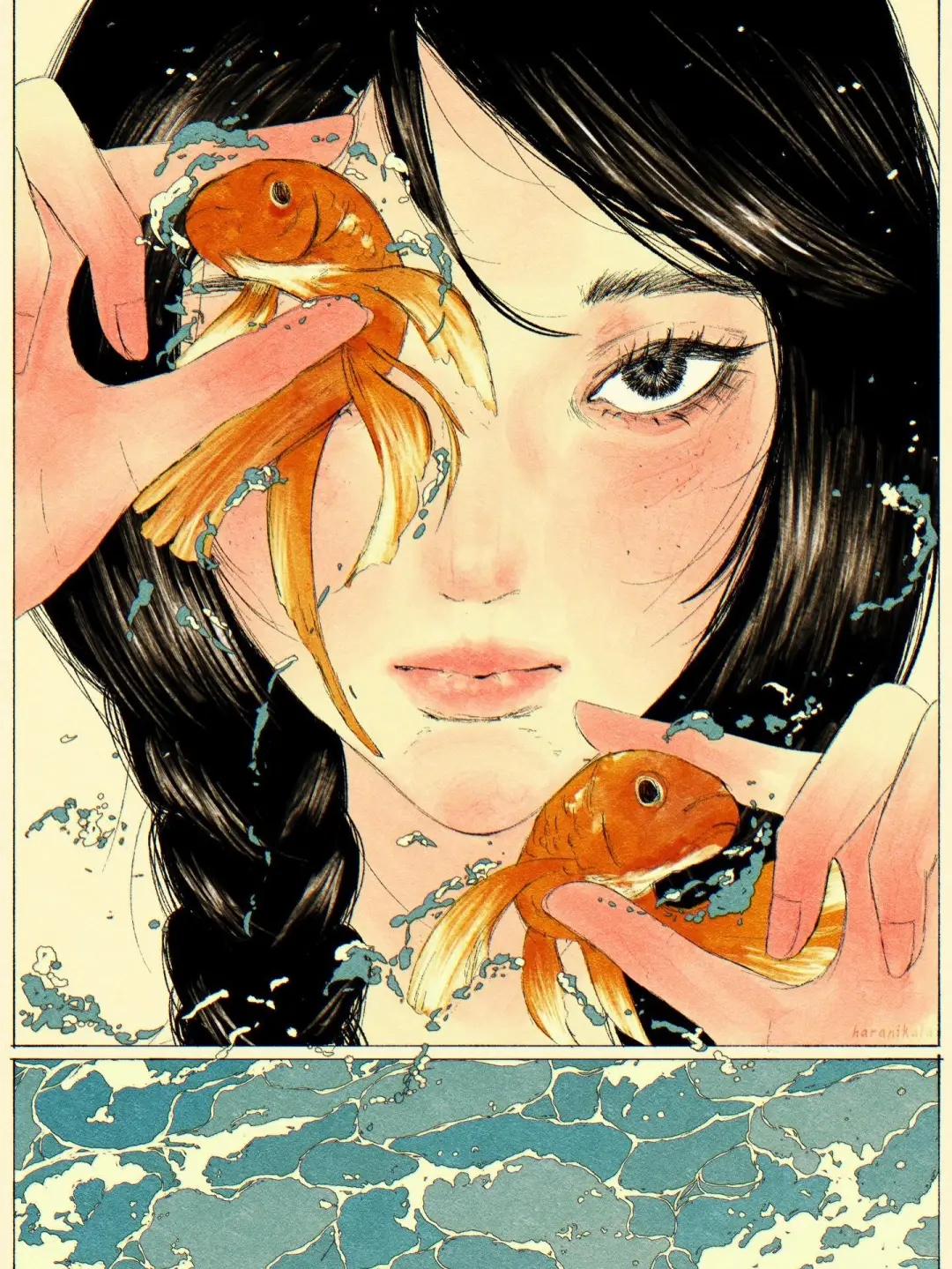 又纯又野!她画笔下的少女太具侵略性......