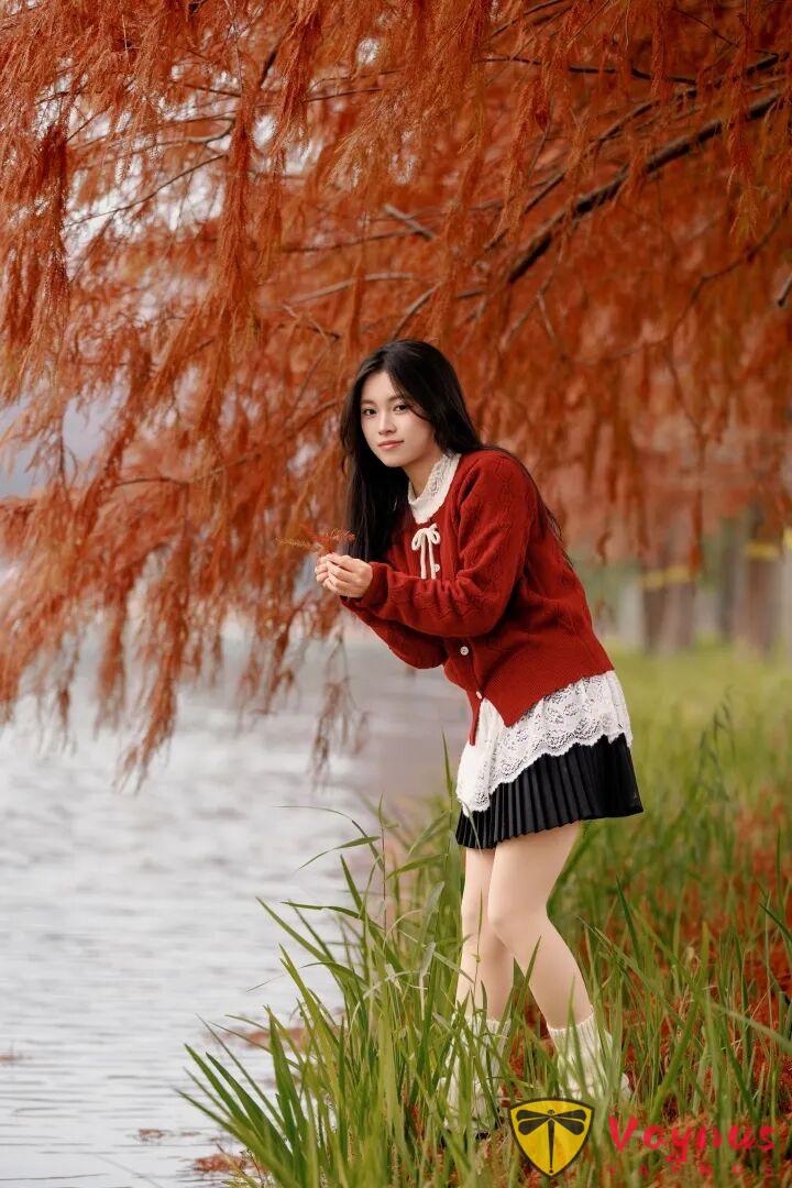 9個落羽杉拍照姿勢，紅杉林裡的一抹紅，拍出極致的秋冬氛圍感