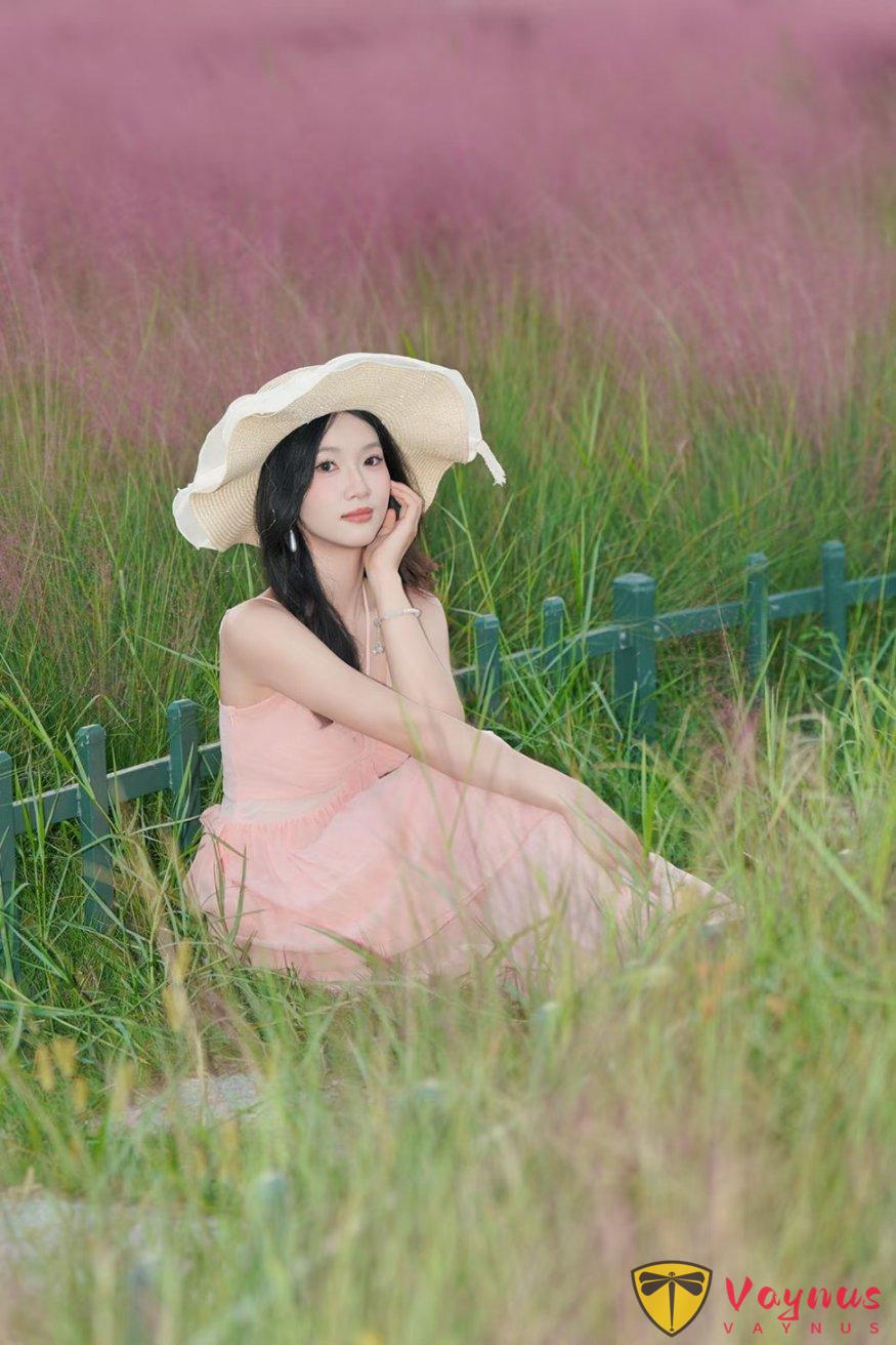 秋天限定的粉色海洋,9個粉黛草拍照姿勢,簡直太美了,氛圍拉滿