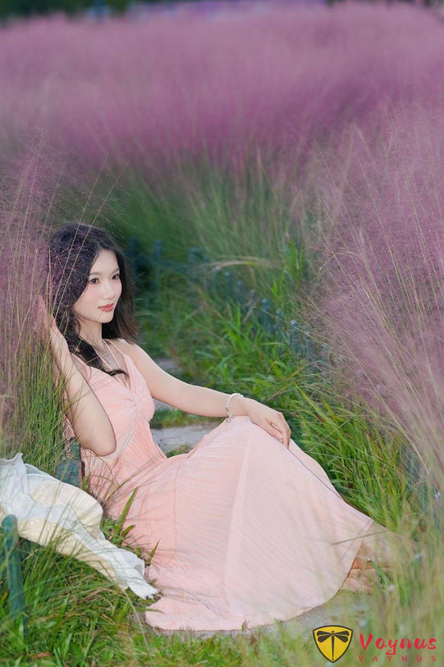 秋天限定的粉色海洋,9個粉黛草拍照姿勢,簡直太美了,氛圍拉滿