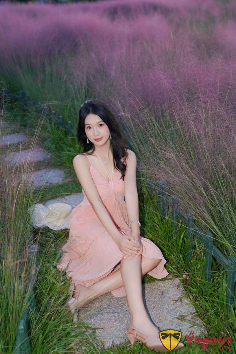 秋天限定的粉色海洋,9個粉黛草拍照姿勢,簡直太美了,氛圍拉滿