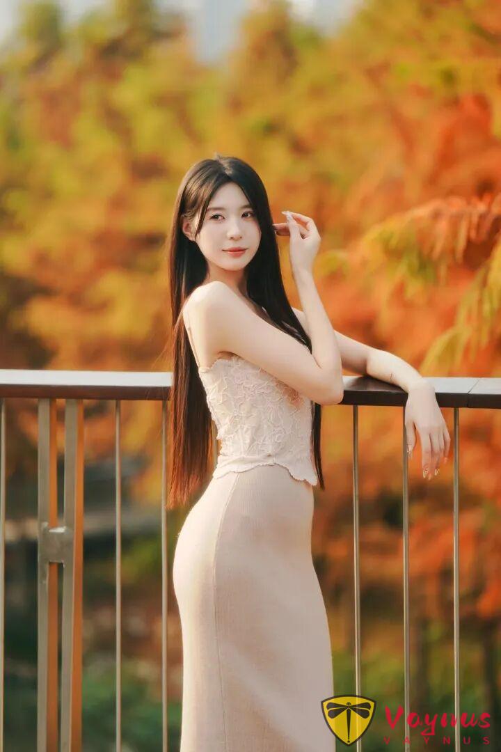 9个公园拍照姿势，氛围感人像，温柔端庄又优雅，迷人显身材