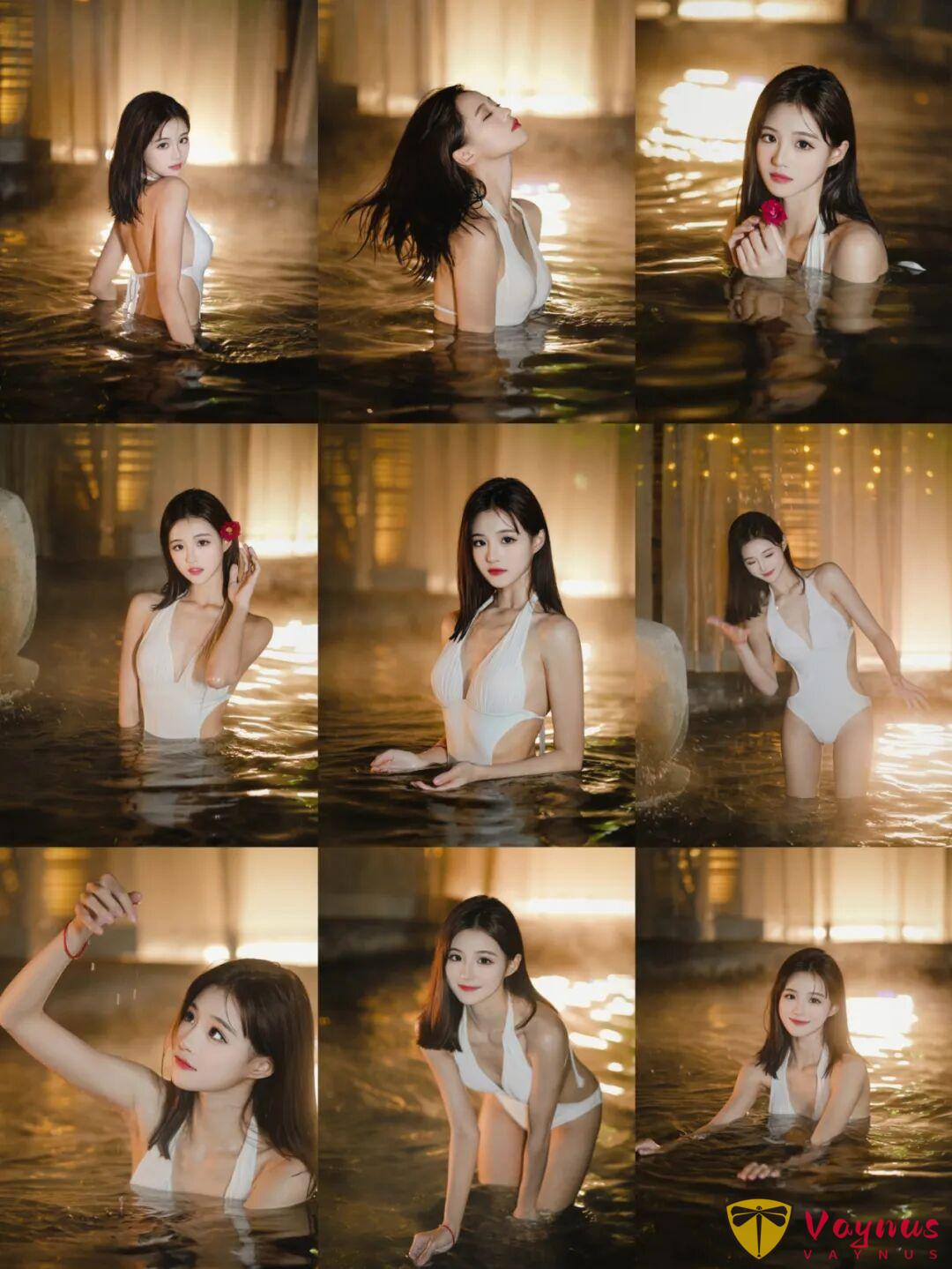 冬天泡温泉,就这么拍!9个动作,温柔撩人显气质,少女感满满
