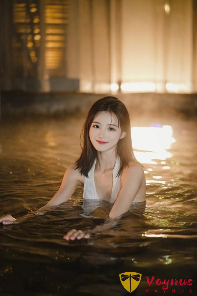 冬天泡温泉,就这么拍!9个动作,温柔撩人显气质,少女感满满