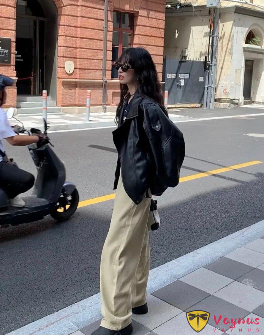 黑色皮衣的高階感穿搭靈感