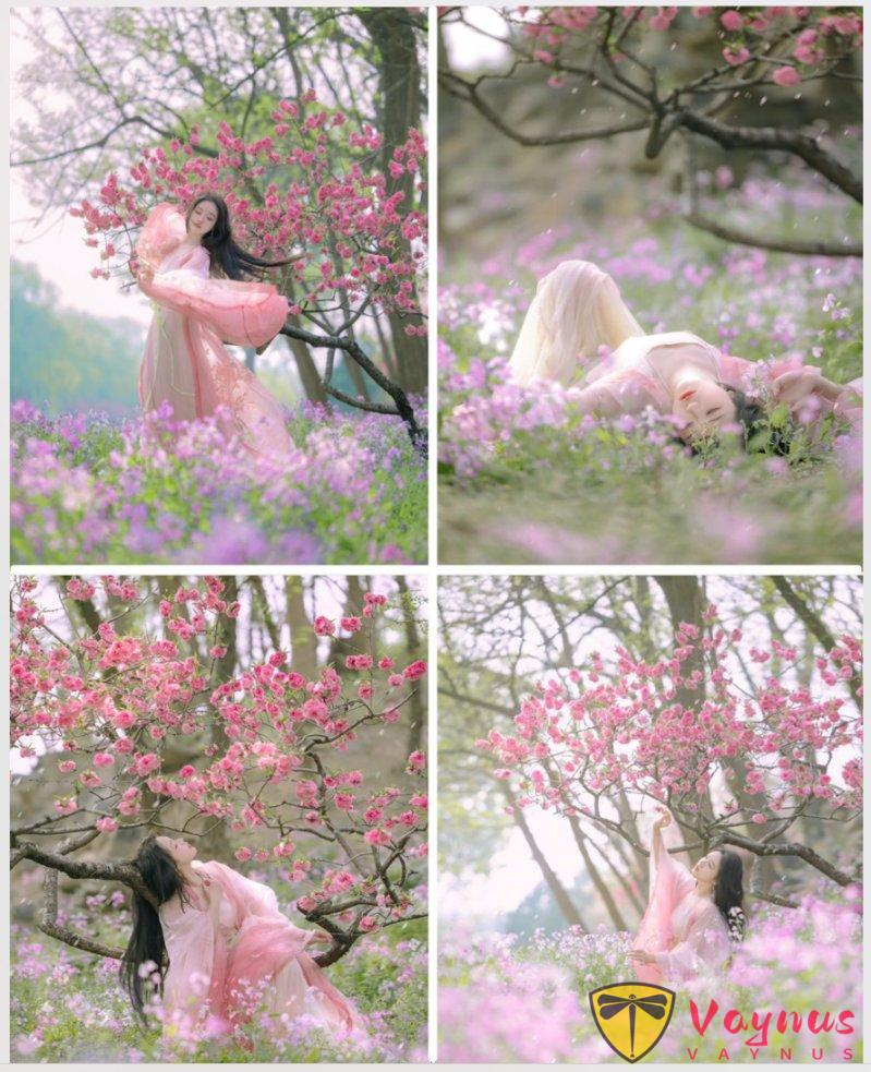 姿势越癫拍照越出片 | 春天花期赞爆朋友圈的绝美动作，谁拍谁漂亮！