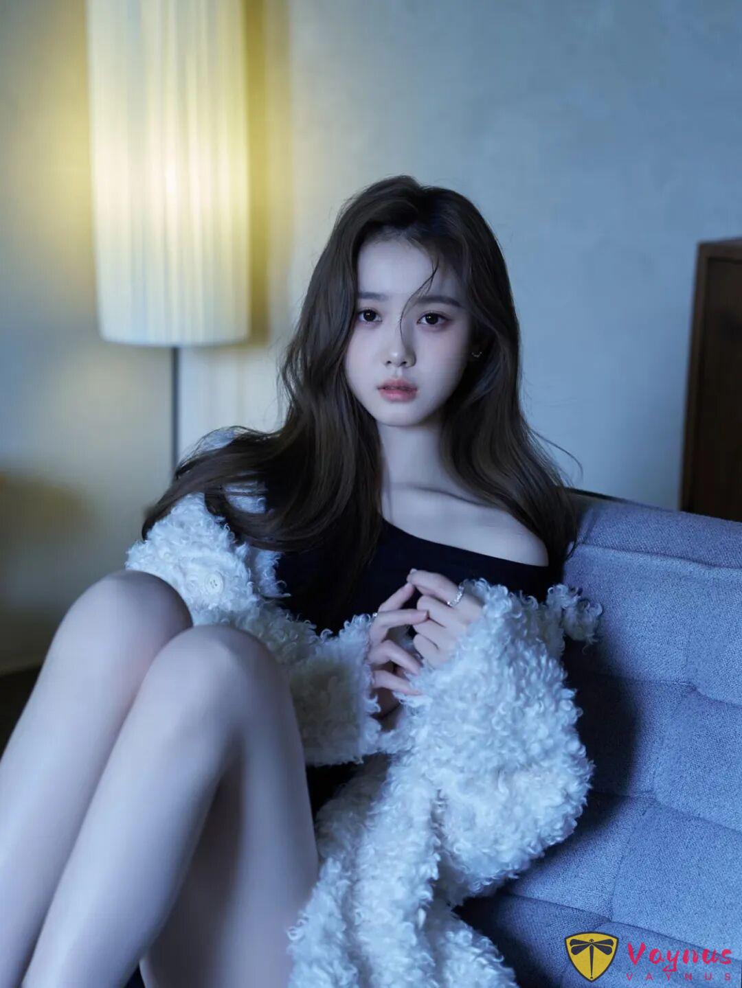 9个纯欲风居家拍照姿势,黑色露肩装太斩男,又纯又欲让人心动