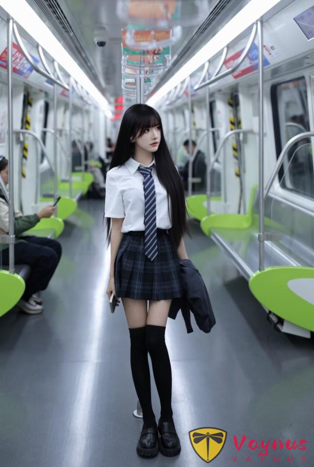 誰的DNA動了!9個地鐵JK拍照姿勢,秒變漫撕感少女,超出片