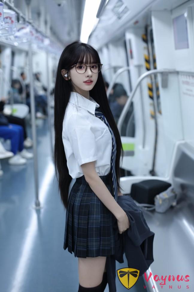 誰的DNA動了!9個地鐵JK拍照姿勢,秒變漫撕感少女,超出片