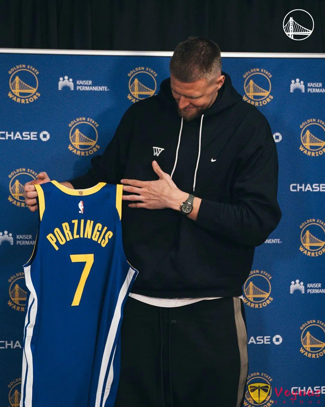 欢迎！波神手持7号正式亮相勇士！盛赞库里！预计全明星后复出