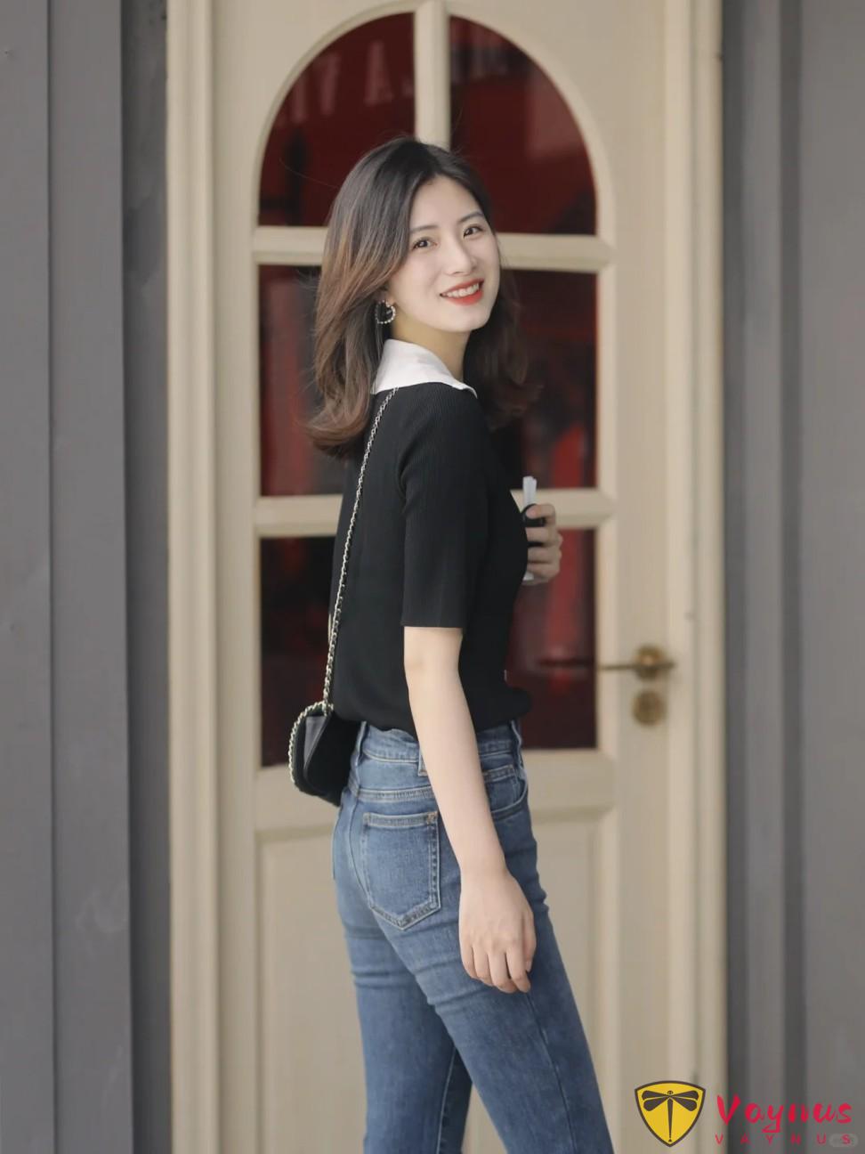 穿牛仔裤这样拍，照片甜美漂亮，优雅气质，显身材，轻松拍出女神范！