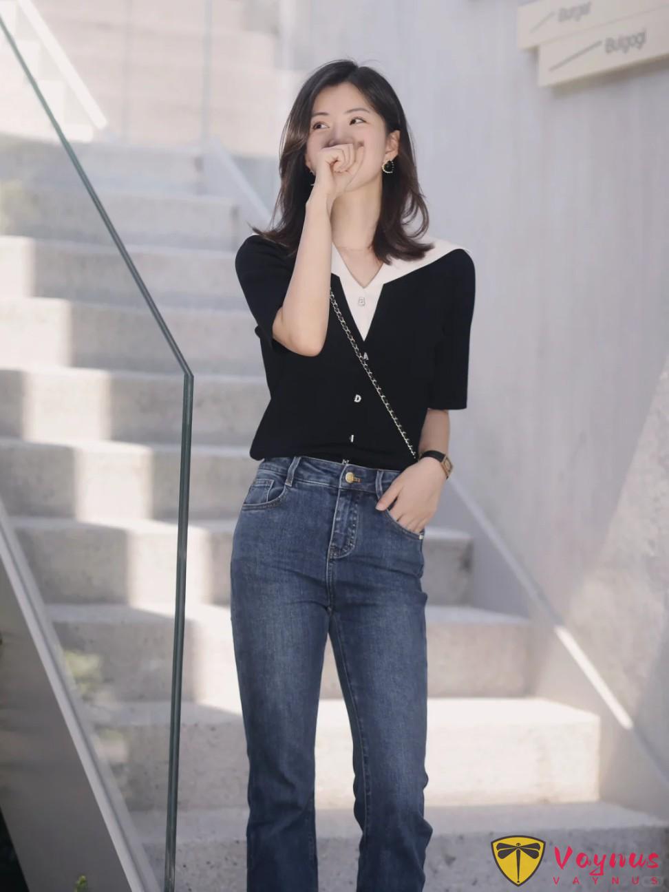 穿牛仔裤这样拍，照片甜美漂亮，优雅气质，显身材，轻松拍出女神范！
