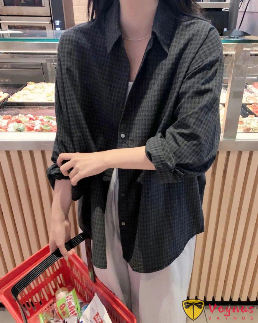 ins博主格子襯衫的穿搭靈感