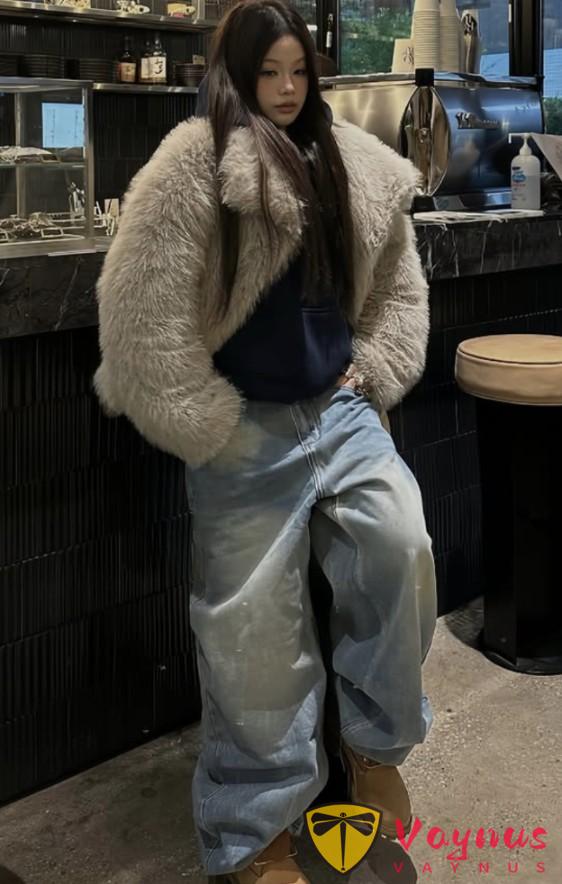 冬季離不開各種毛毛外套！