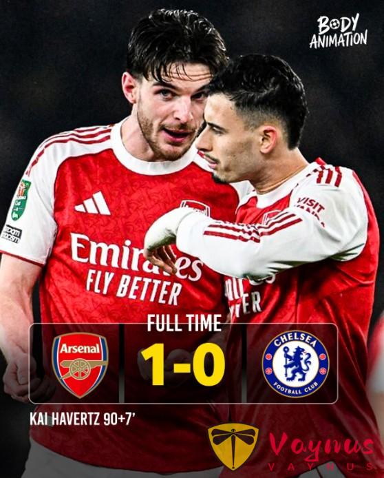 六年来首次！阿森纳力压切尔西（arsenal vs chelsea）晋级英联杯决赛！