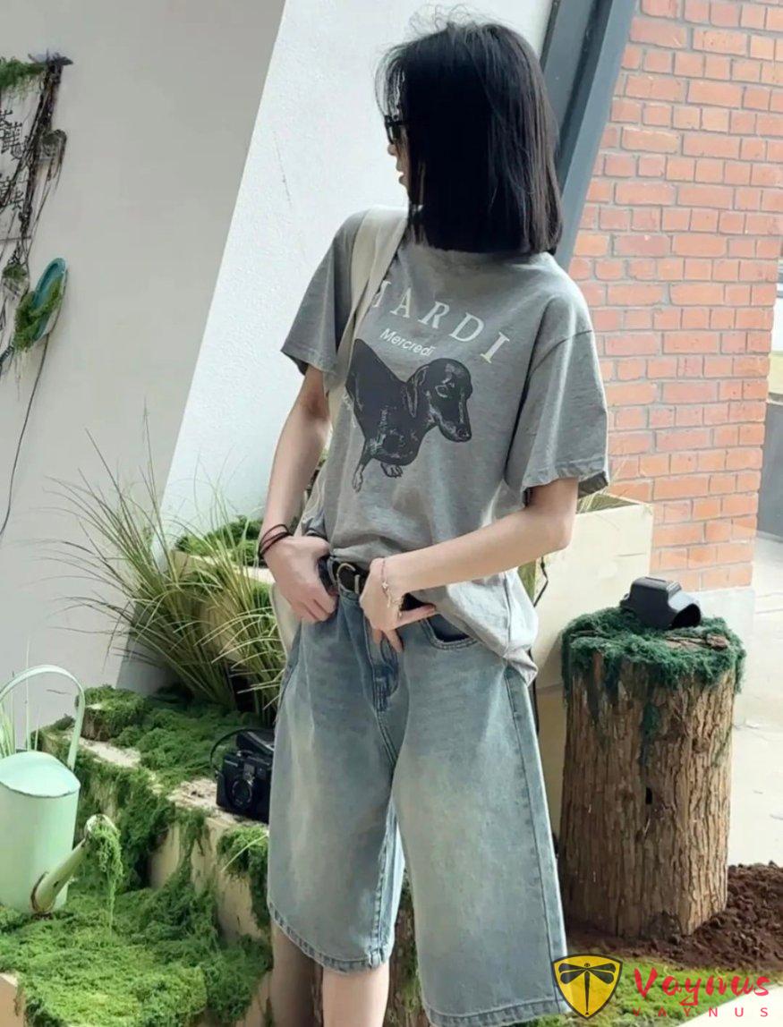 灰色T恤穿搭靈感