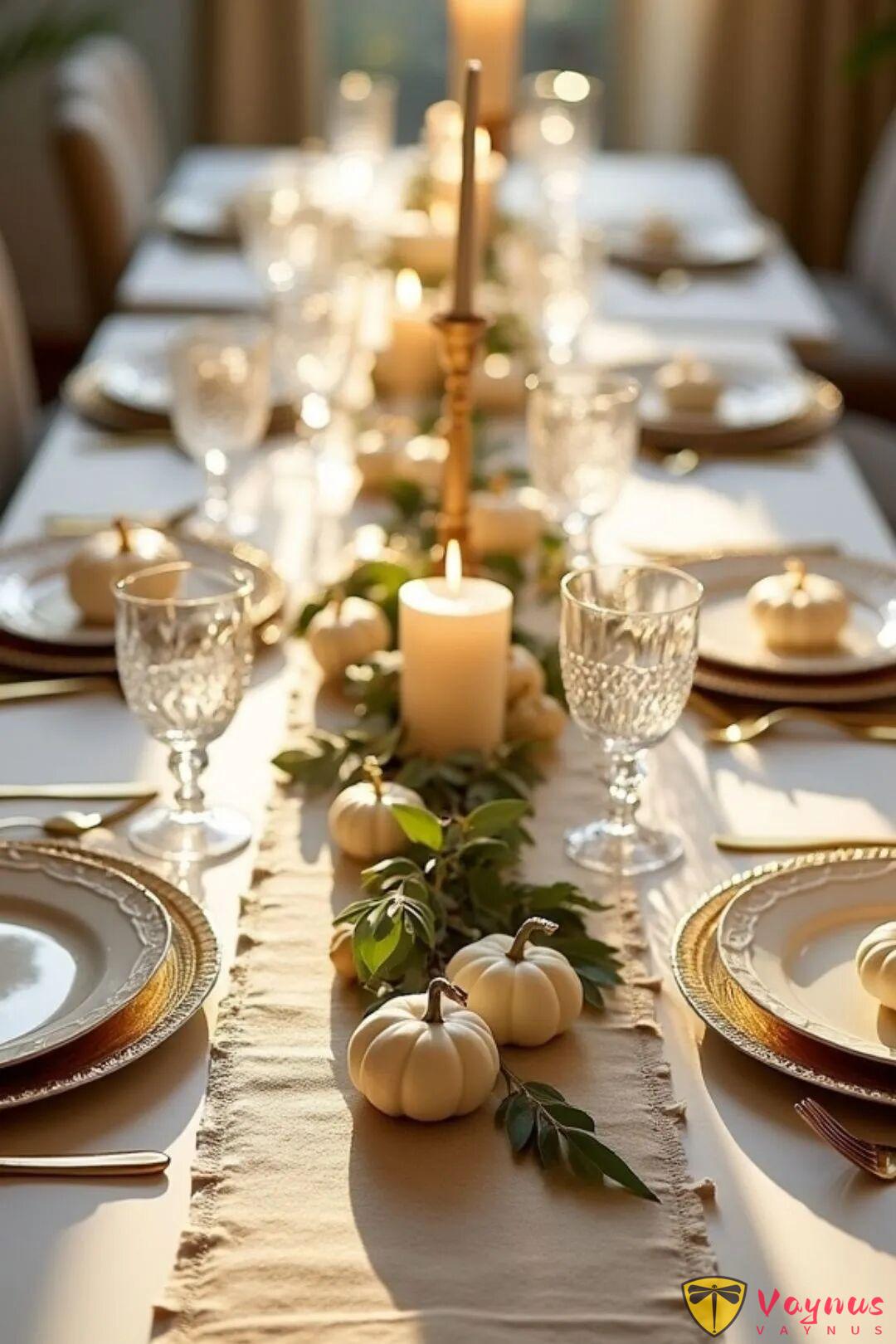 超简单的感恩节餐桌布置技巧,不花大钱也能布置出节日感!