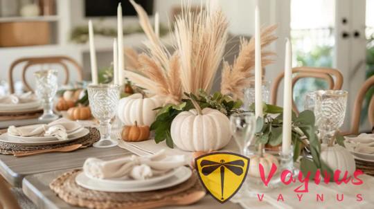 超简单的感恩节餐桌布置技巧,不花大钱也能布置出节日感!