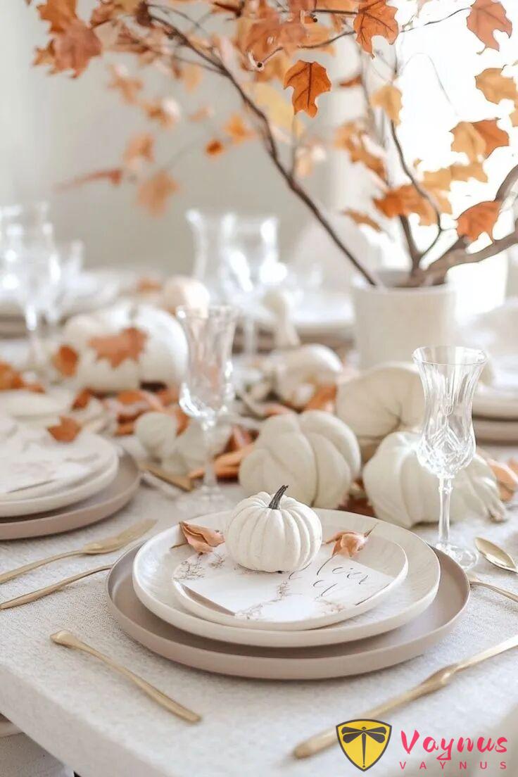 超简单的感恩节餐桌布置技巧,不花大钱也能布置出节日感!