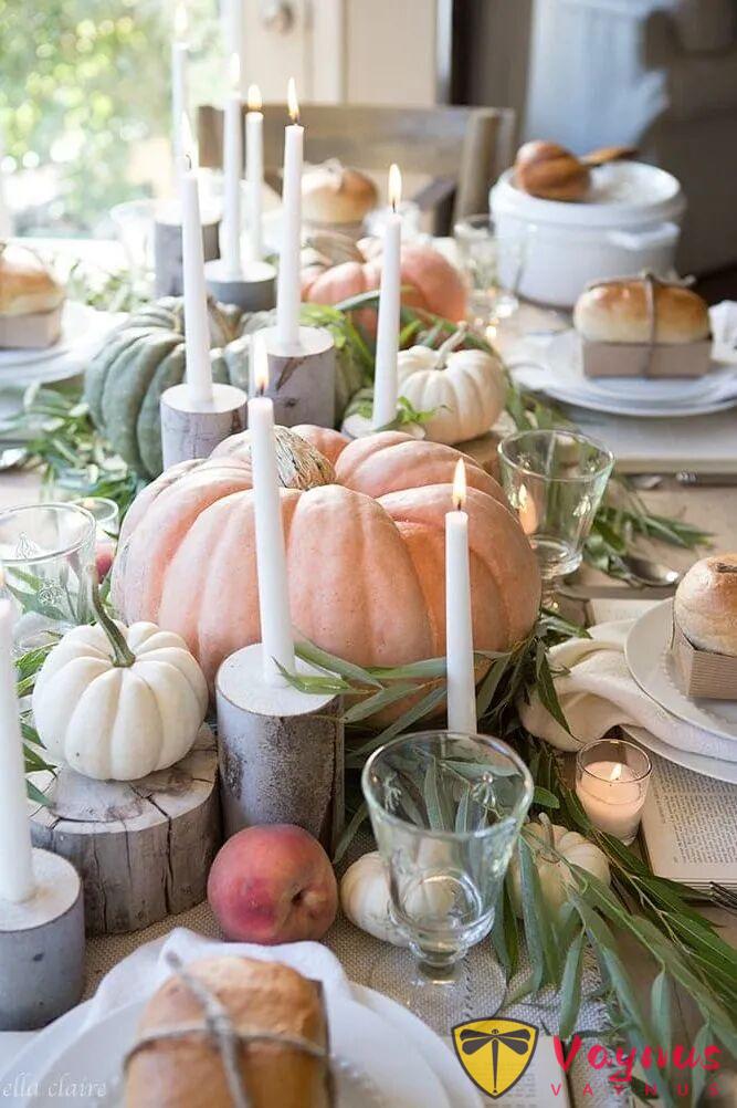 超简单的感恩节餐桌布置技巧,不花大钱也能布置出节日感!