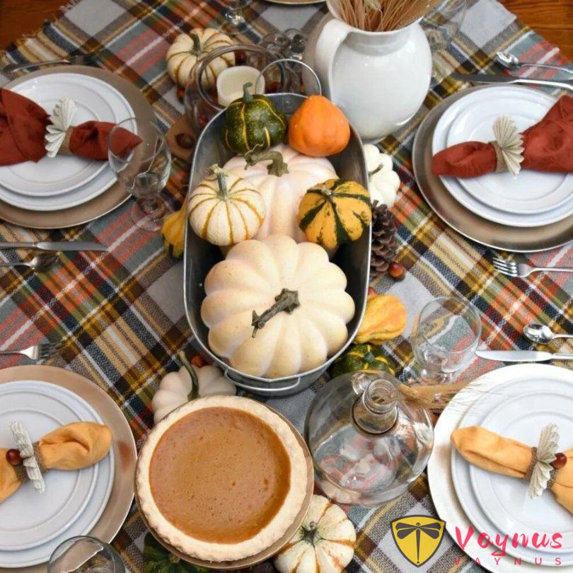 超简单的感恩节餐桌布置技巧,不花大钱也能布置出节日感!