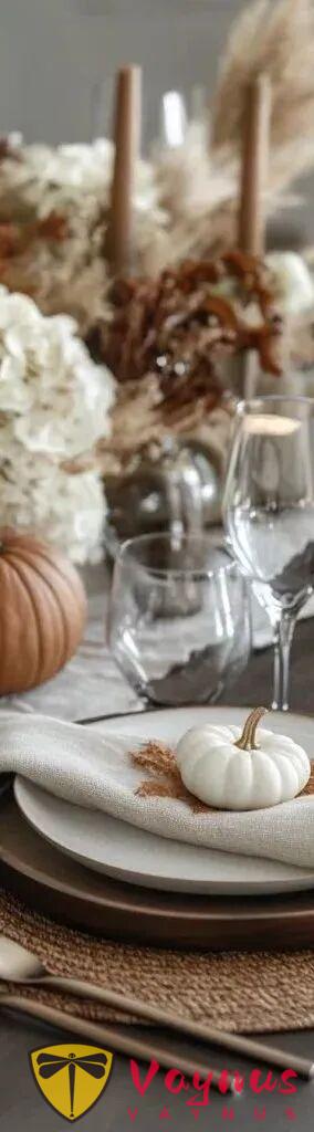 超简单的感恩节餐桌布置技巧,不花大钱也能布置出节日感!