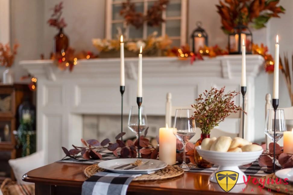 超简单的感恩节餐桌布置技巧,不花大钱也能布置出节日感!